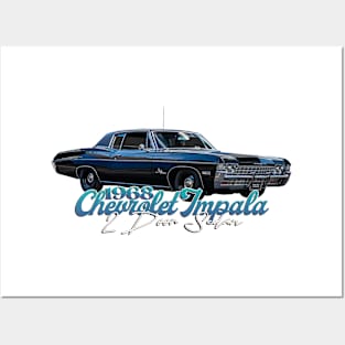 1968 Chevrolet Impala 2 Door Sedan Posters and Art